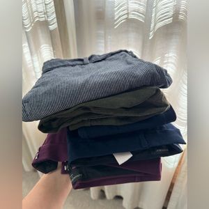 LOT 4 pairs Banana Rep ankle work pants (3 Sloan 1 Avery) - sz 8 - barely worn